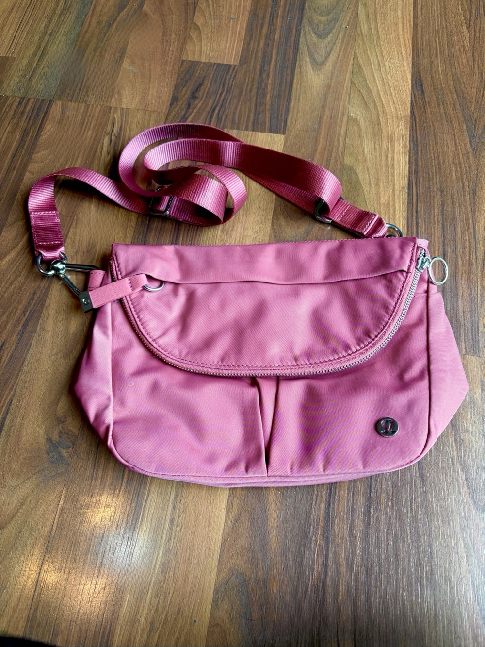 lululemon athletica Rose Pink Crossbody Shoulder Bag